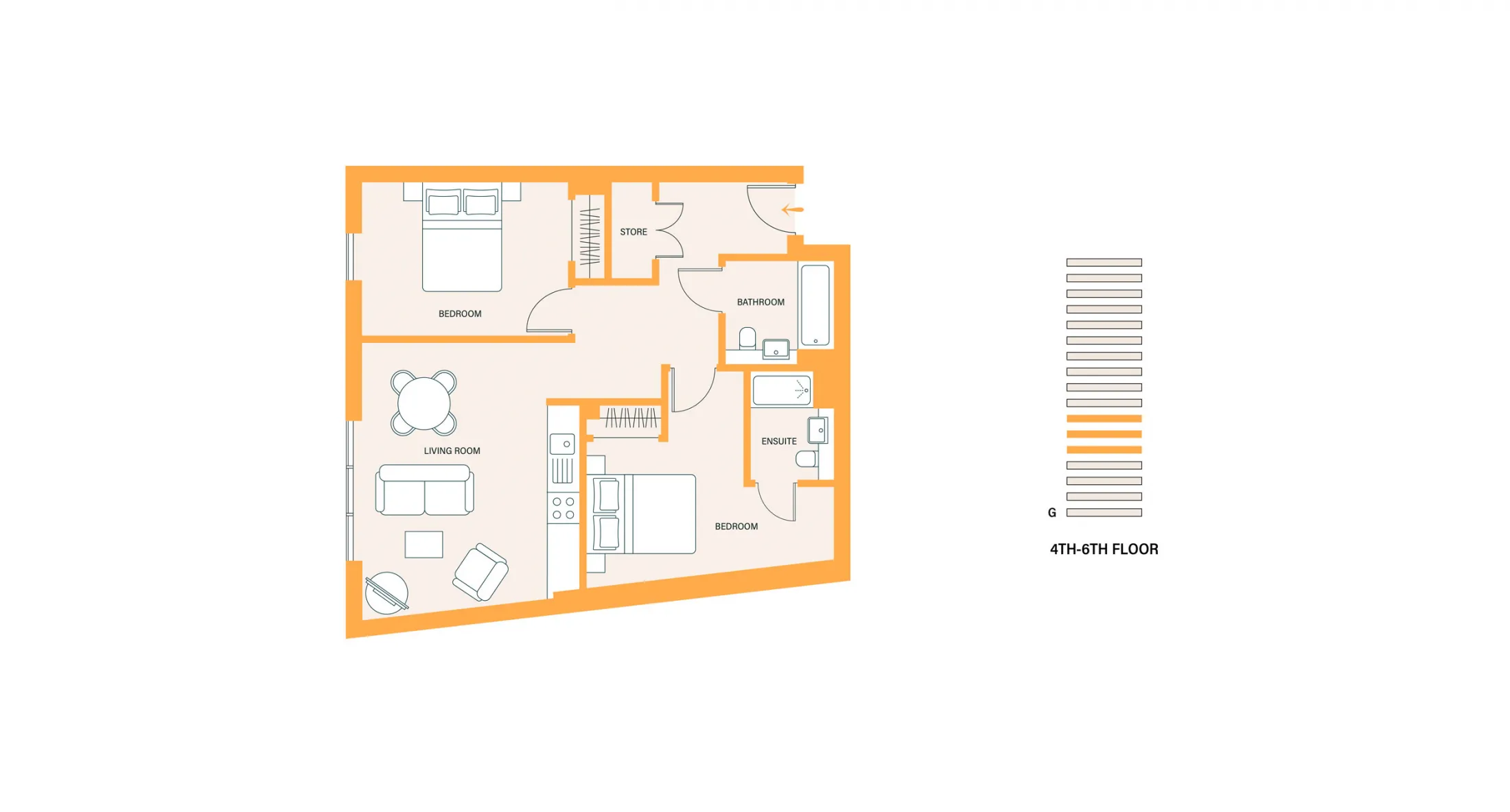 2 Bedroom type E